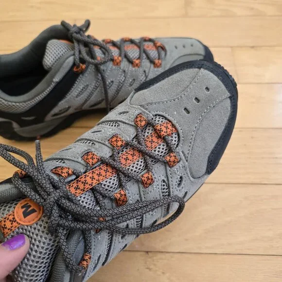 MerrellCross lander 2 tan brown suede hiking sneakersMENS 10.5
